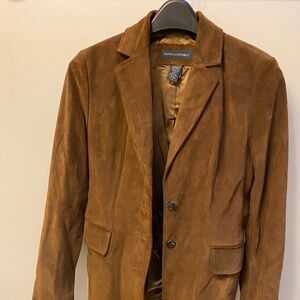Chestnut Suede Blazer